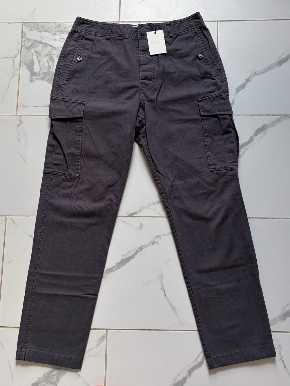 Aimé Leon Dore Cargo Pants Grey Men’s Size M FW19 NWT 100% Cotton 29” Inseam